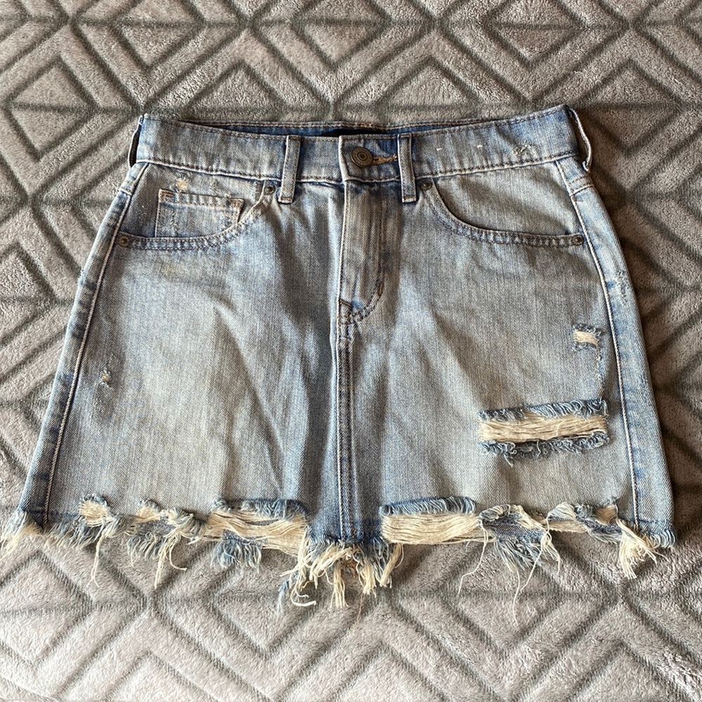 Express Jean Mini Skirt